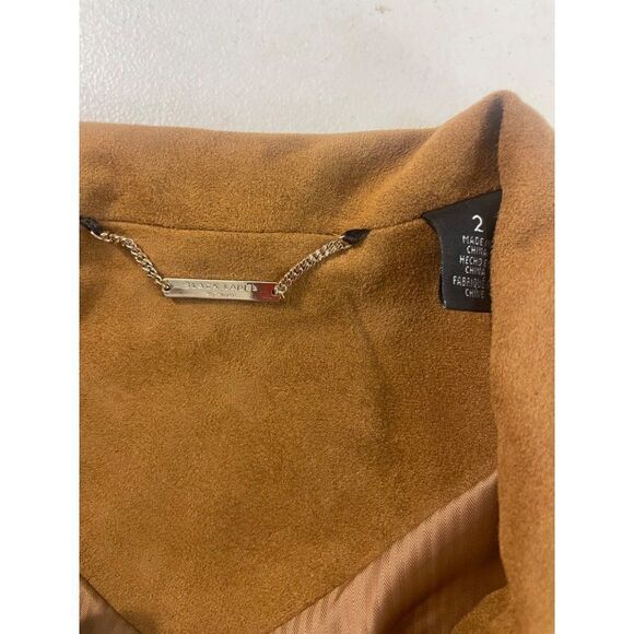 Chico's Black Label Faux-Suede Grommet Vest size 2 Large - Picture 9 of 9